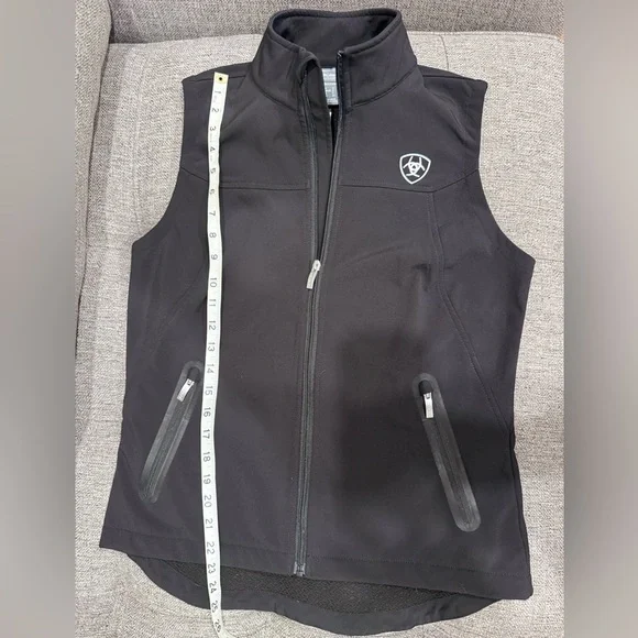 Ariat Black Softshell Women’s Vest with Logo Size Small ref 10020762 - Picture 6 of 12